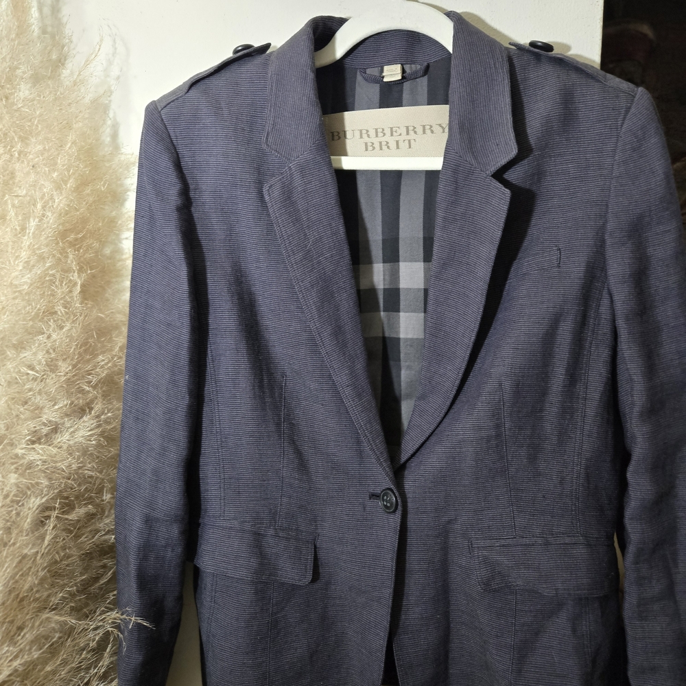 Burberry Brit Women's Gray Blazer